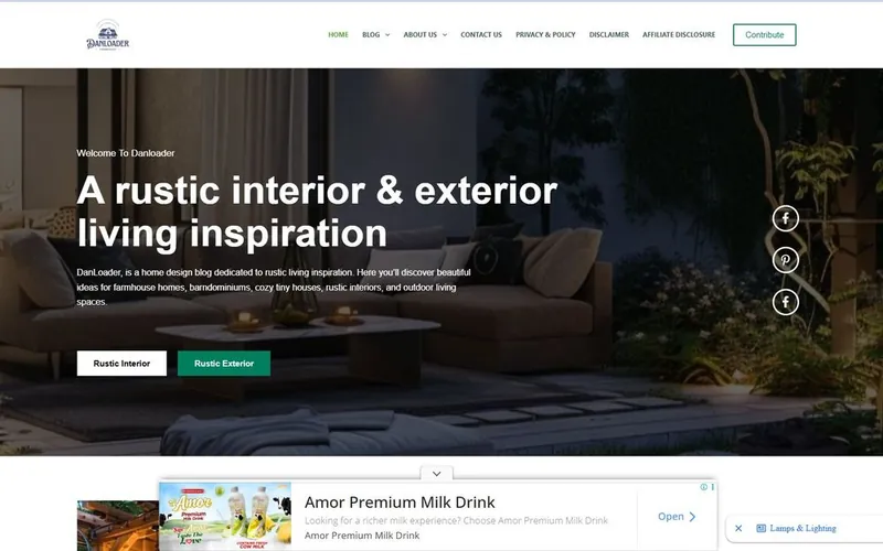 Danloader website preview
